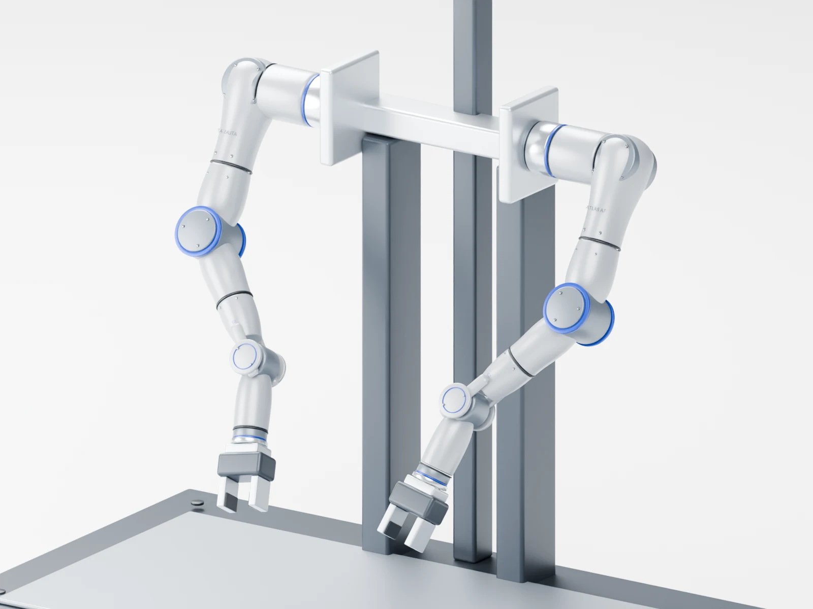 Atlas D dual-A7 platform, arm detail